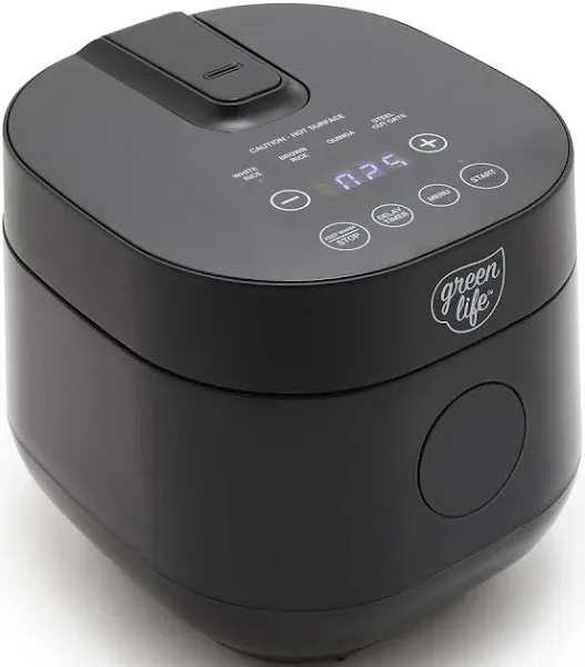 GreenLife Ceramic Nonstick Healthy Go Grains Rice Cooker