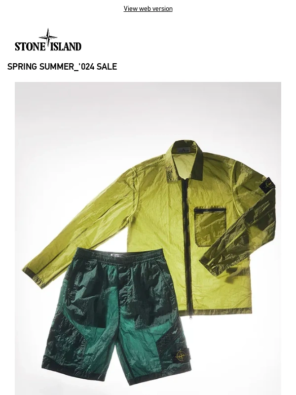 Stone Island - Spring Summer_'024 Sale: overshirts and bermuda shorts