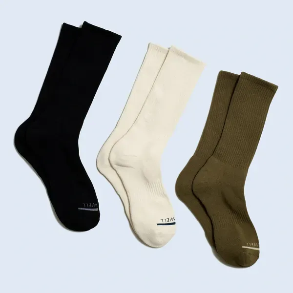 Madewell Three-Pack MWL Cloudlift Crew Socks
