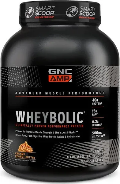 GNC AMP Wheybolic Protein Powder