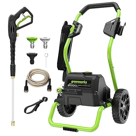 Greenworks 2000 PSI 1.1 GPM 13A Electric Pressure Washer w/ Hose & Accessories $121.50 + Free Shipping