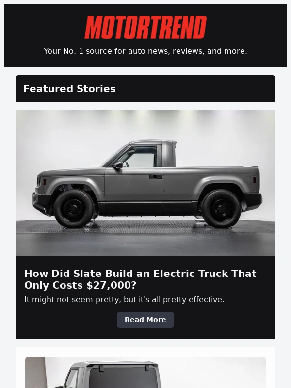 Motortrend's Roadkill TV Show - So,How Did Slate Build an Electric Truck That Only Costs $27,000?