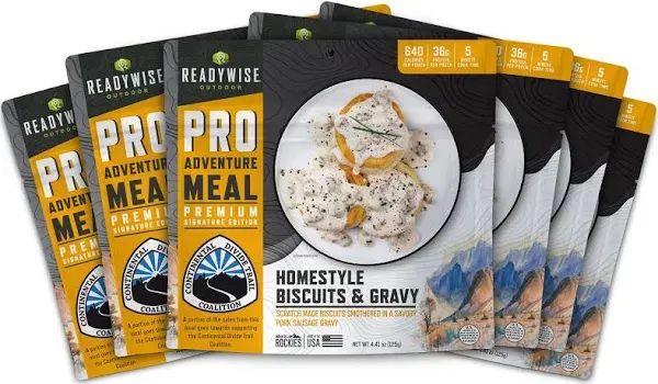ReadyWise Pro Adventure Meal Homestyle Biscuits & Gravy with Sausage