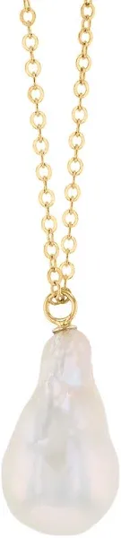 Bloomingdale's Fine Collection 14K Yellow Gold Baroque Cultured Pearl Pendant Necklace
