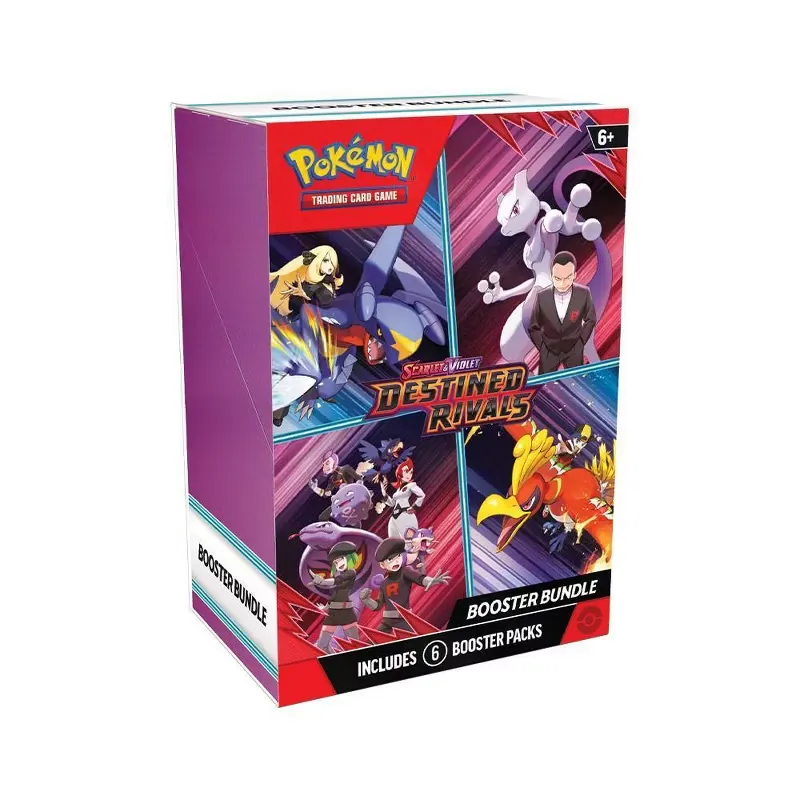Pokémon - Trading Card Game: Scarlet & Violet—Destined Rivals Booster Bundle, 6 cards per pack
