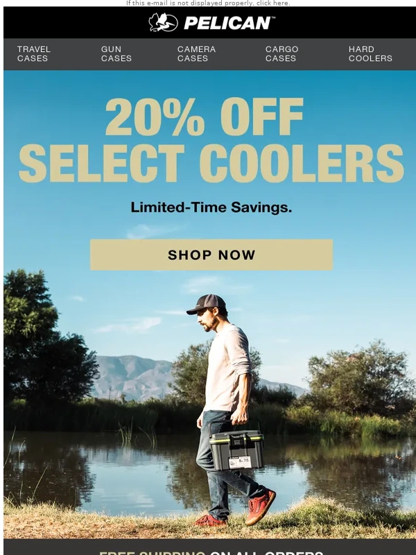 Pelican - 20% Off Select Coolers : Memorial Day Deals Inside