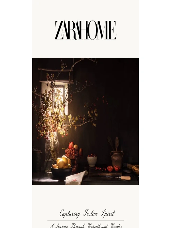 Zara Home - New Editorial | Capturing Festive Spirit