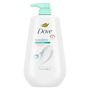 [S&S] $12.83*: 2 × 30.6-Oz Dove Body Wash w/ Pump (Sensitive Skin) ($6.41 each) at Amazon