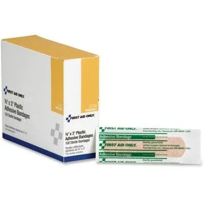 First Aid Only Plastic Adhesive Bandages