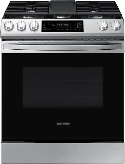 Samsung 6.0 Cu. ft. Smart Slide-In Gas Range with Air Fry & Convection