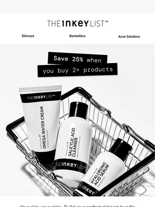 The INKEY List - Save 25% when you buy 2+ products!