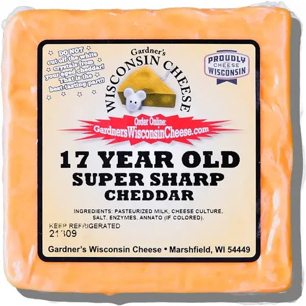 Gardner's Wisconsin Cheese 8-year-old Super-Sharp Cheddar