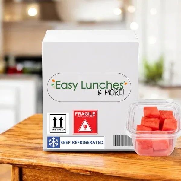 Watermelon Chunks Fresh 2.5 oz. 100 Count