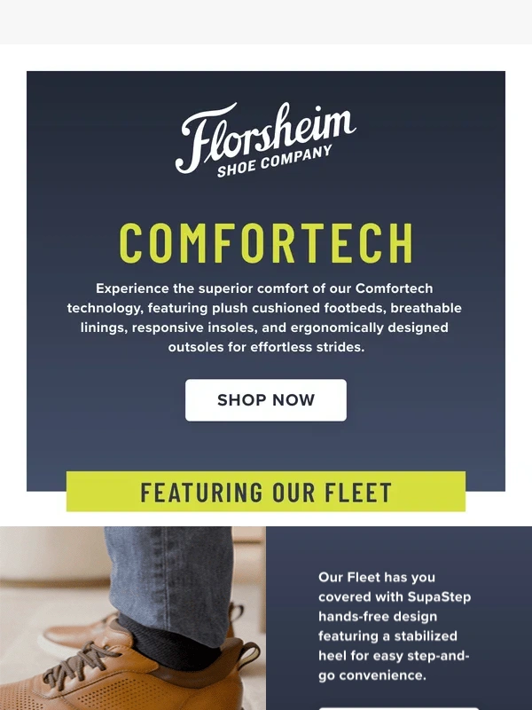Florsheim - Experience the Comfortech difference