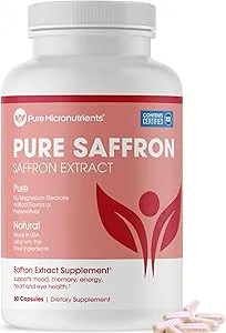 Saffron Supplements - 100% Pure Saffron Extract Capsules