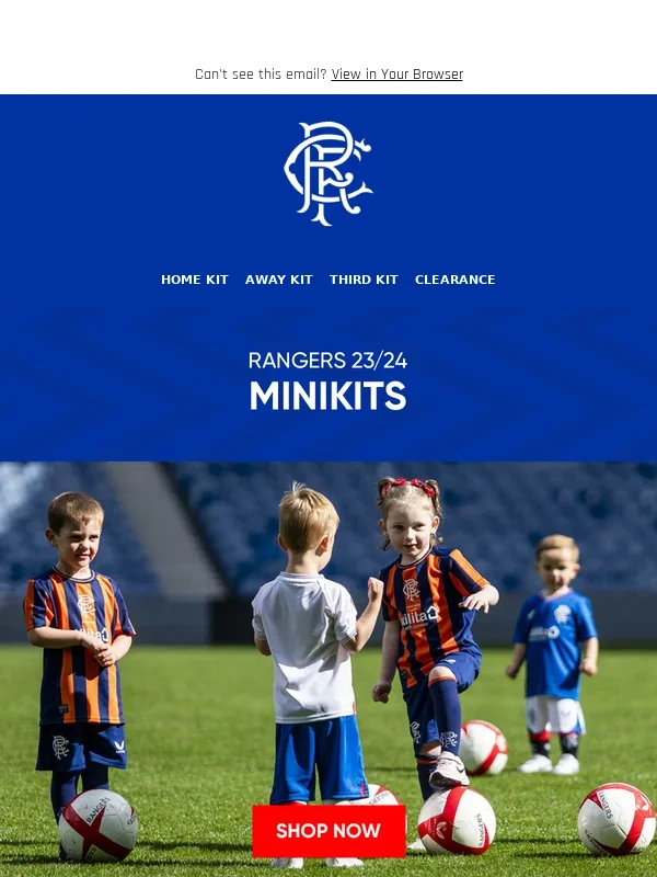 Rangers - Treat them this New Year with 23/24 Minikits!
