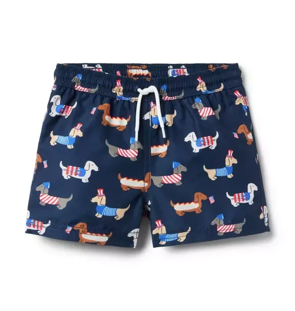 Americana Dog Swim Trunk
