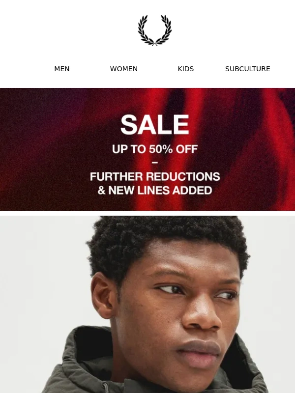 Fred Perry - New Lines Added: Outerwear Up To 50% Off