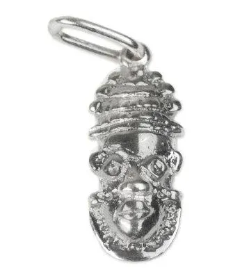 Sterling Silver Queen Idia Pendant from Ghana