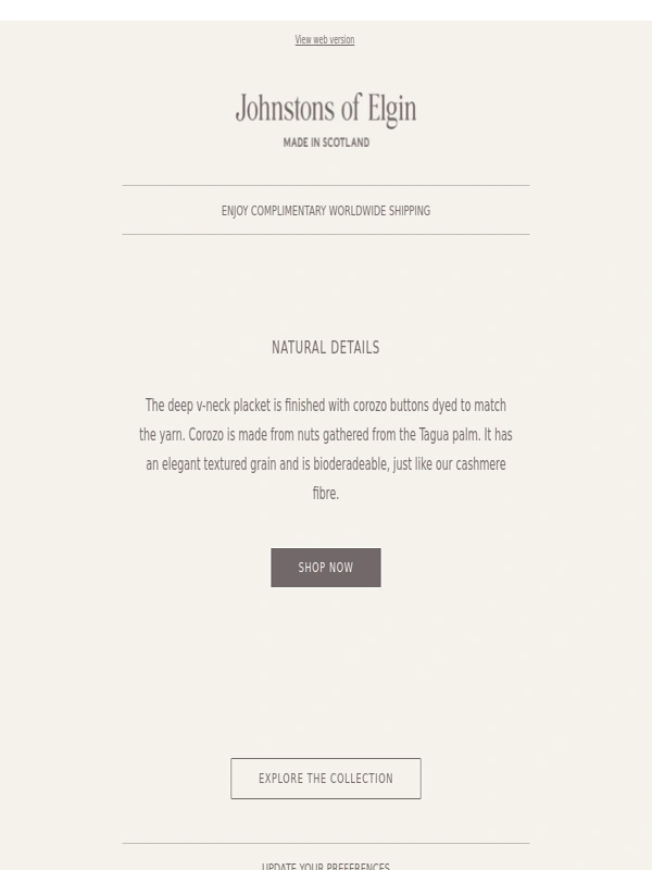 Johnstons of Elgin - Lightweight Textured Cardigan
