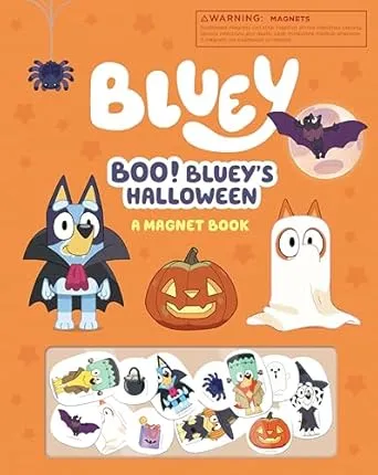 Boo! Blueys Halloween: A Magnet Book