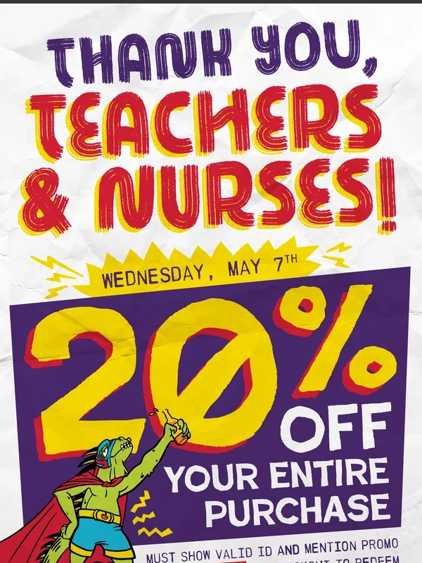 Tijuana Flats - We Appreciate You ? 20% Off - Tomorrow,5/7!