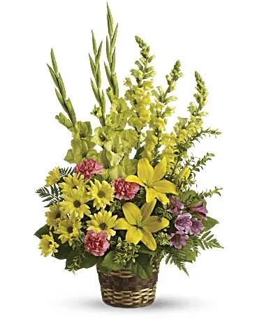 Vivid Recollections Lilies Multi-Colored Mixed Bouquets