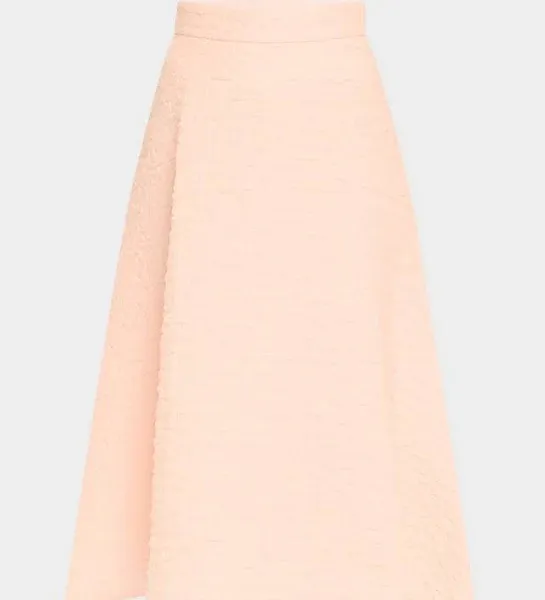Akris Women's 3D Bubble Organza A-Line Skirt