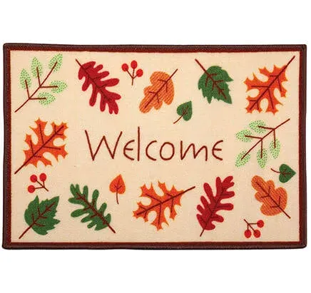 Fall Welcome Rug by OAKRIDGE