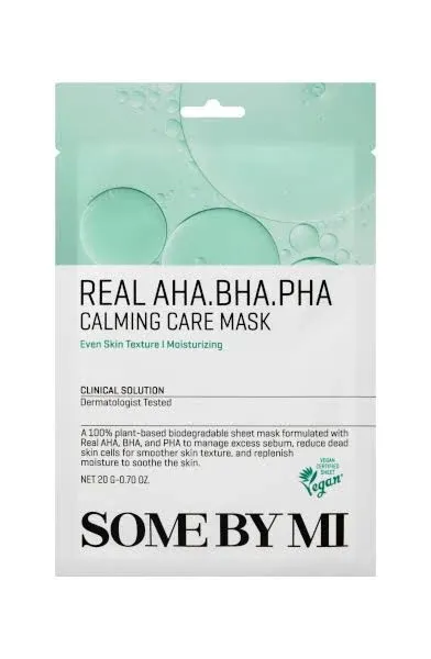 SOME BY MI Real AHA BHA PHA Calming Care Mask