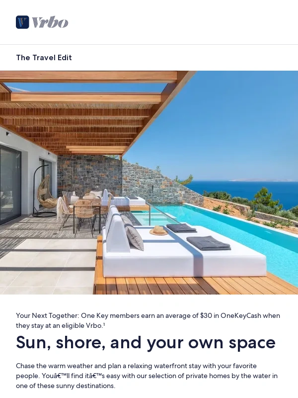Vrbo - Warm waterfront stays for winter