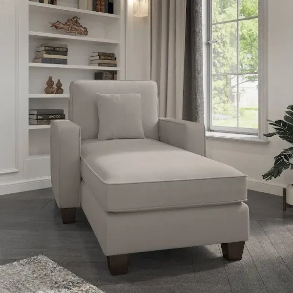 Bush Furniture Stockton Chaise Lounge with Arms