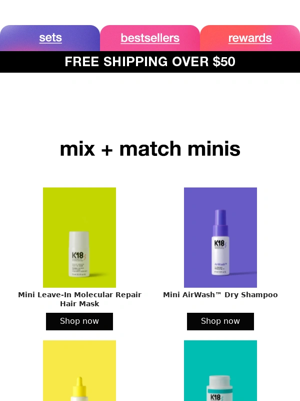 K18 - Shiny,bouncy,healthy hair is easier than you think