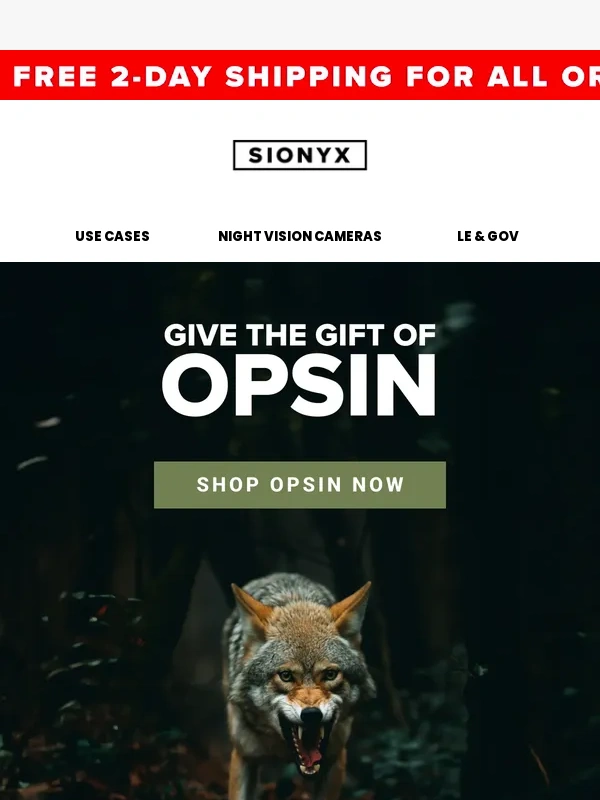 SiOnyx - The Ultimate Gift for Hunters