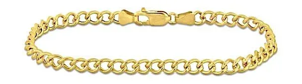 14K Yellow Gold Curb Link Bracelet