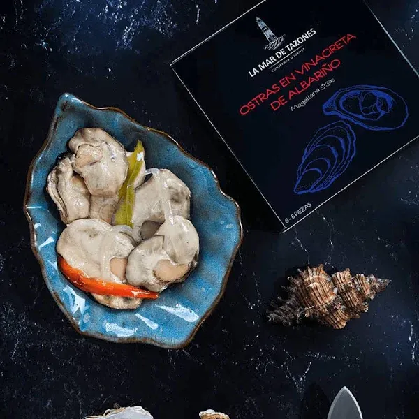 Buy Canned Oysters in Albariño Wine | Ibérico Taste