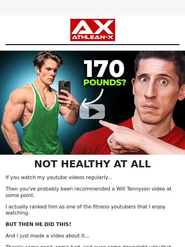 ATHLEAN X - This Fitness YouTuber Did What?!?