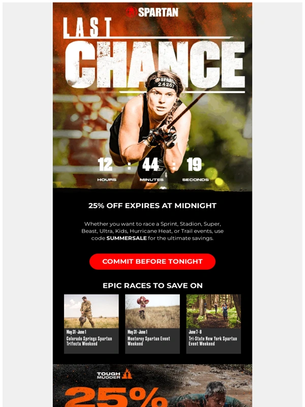 Spartan Race - Summer Savings,Spartan Style