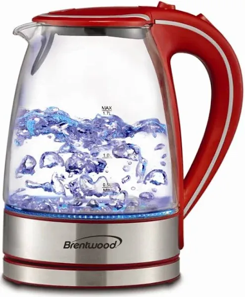 Brentwood Tempered Glass Tea Kettle