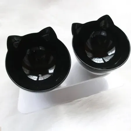 LaiFug Elevated Double Cat Bowls