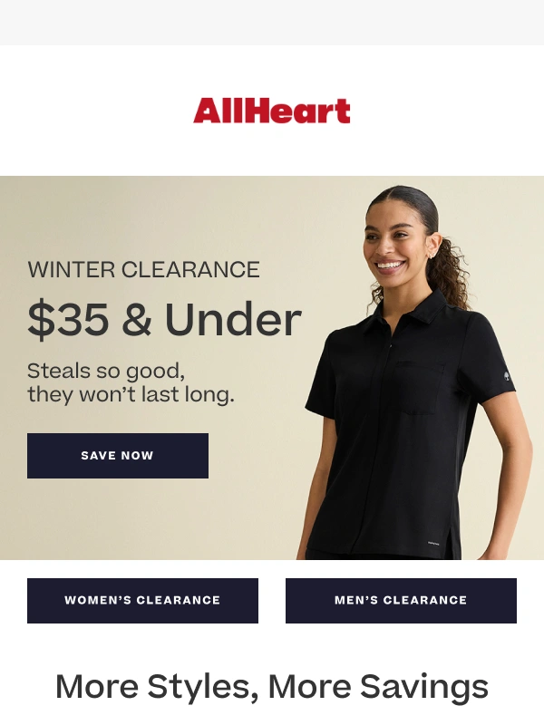 AllHeart - $35 and under: don’t miss these winter clearance steals