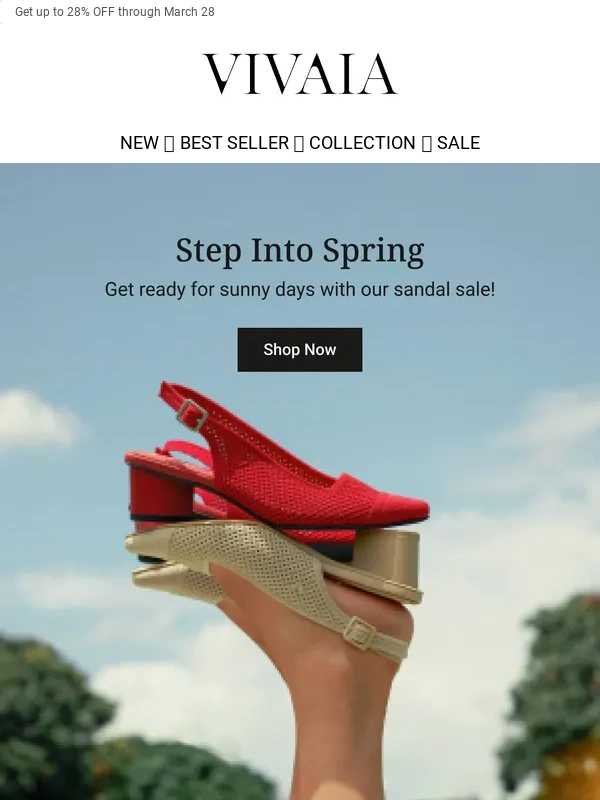 VIVAIA - Sandal Sale: Step into Spring