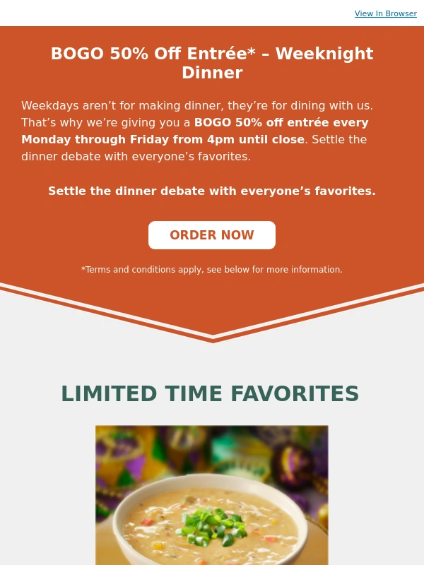 McAlister's Deli - Rewards are on the dinner menu