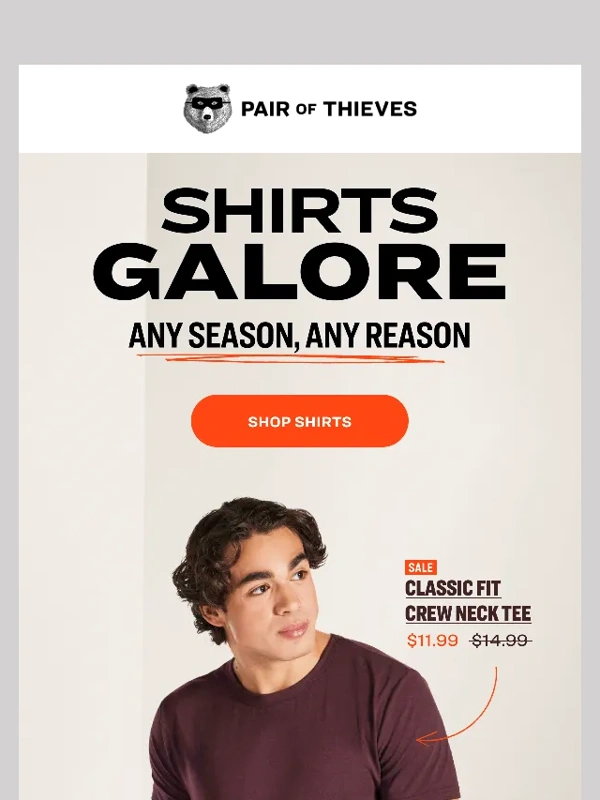 Pair of Thieves - Improve your Shirt Engine Optimization