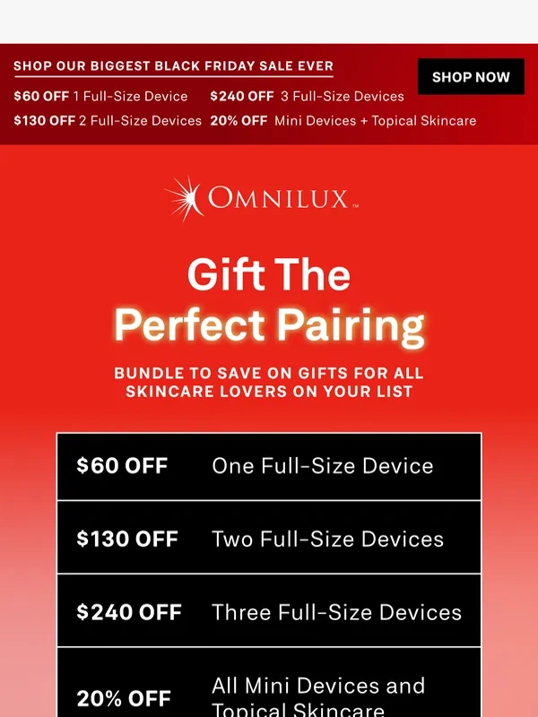 Omniluxled - Perfect Gifts,Perfect Prices – Up to $240 OFF