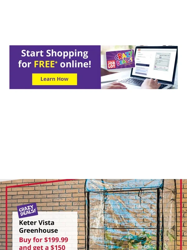 Ocean State Job Lot - Insiders get more Ship to Store for FREE!*