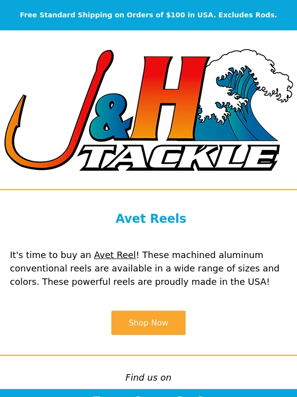 J And H Tackle - ? Avet Reels make anglers happy!