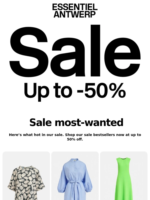 Essentiel Antwerp - Our most popular sale styles at up to 50% off