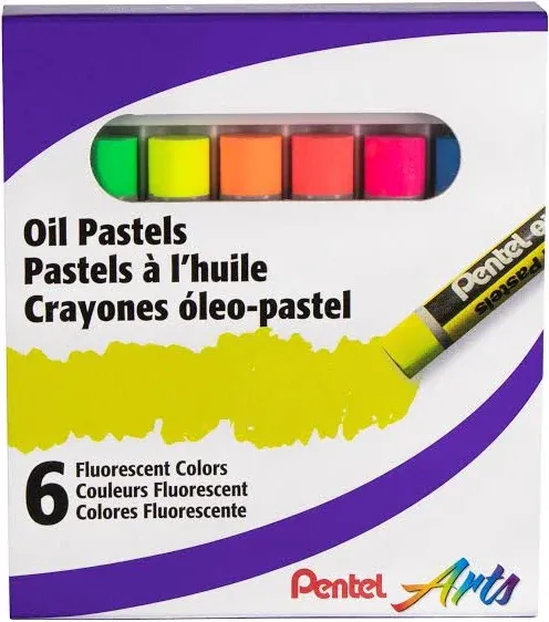 Pentel Fluorescent Oil Pastels