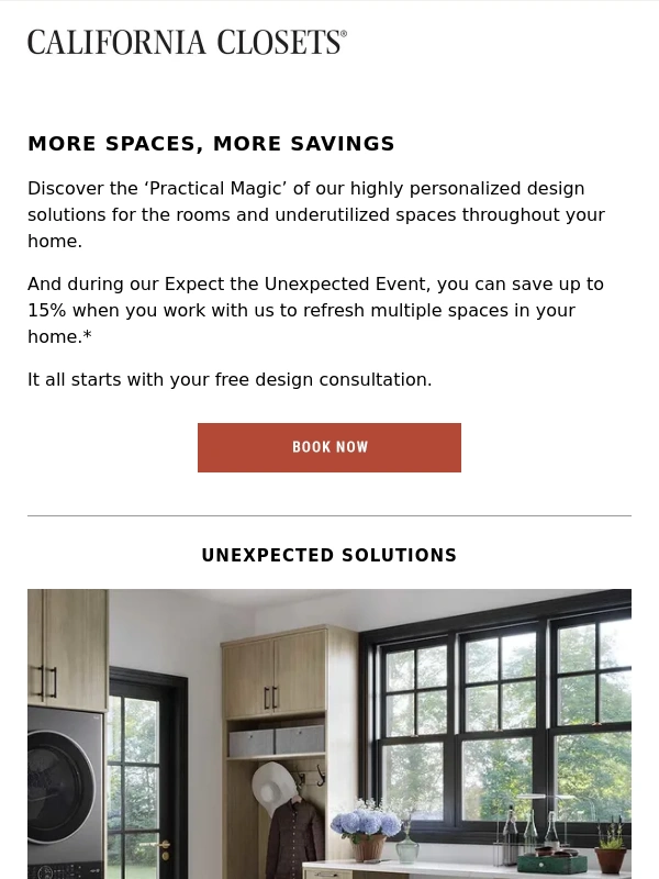 California Closets - Save up to $2,000